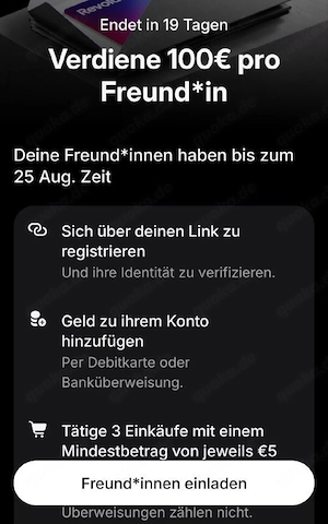 Revolut Reflink Registrierung 