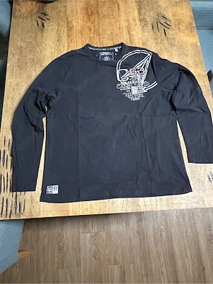 Camp David Langarmshirt Breakwater Schwarz XXL