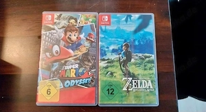 Nintendo Switch Spiel Zelda und Mario Odyssey 