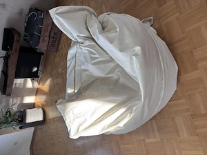 Sitzsack "sit on it" 180 x 150, weiß