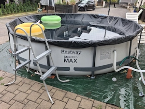 Bestway Steel Pro MAX 427 x 84cm Pool mit Filterpumpe und Zubehör