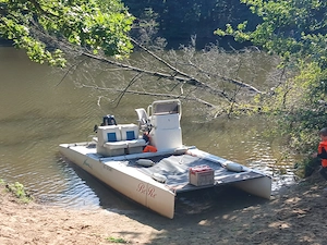 Verkaufe Katamaran Motorboot mit 20 PS Suzuki Aussenborder  Bild 7