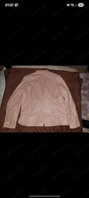 NEU: THOM Thomas Rath Bei  Lederjacke Gr. 42   rosa   Puder Nude 