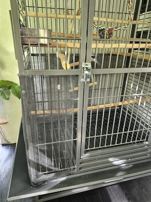 Großer Vögelkäfig mit Zubehör- komplett  Bild 6