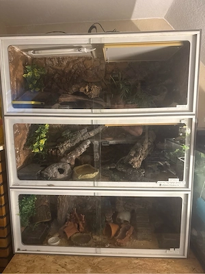 Terrarien Tower 3in1 Kunststoff mit Technik