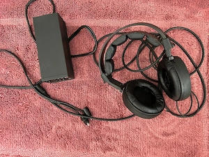 Sennheiser Unipolar 2000 Vintage over ear Kopfhörer mit HER 2000 Speiseteil.