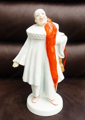 Weiße Pierrot-Porzellanfigur, Manufaktur Rosenthal