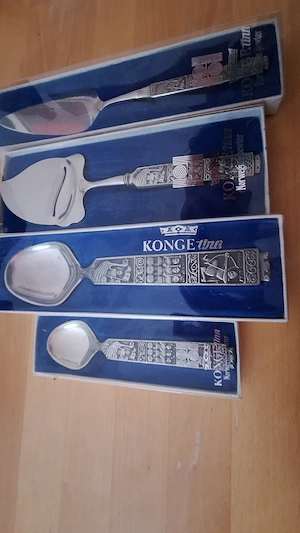 Servierset Konge Tinn