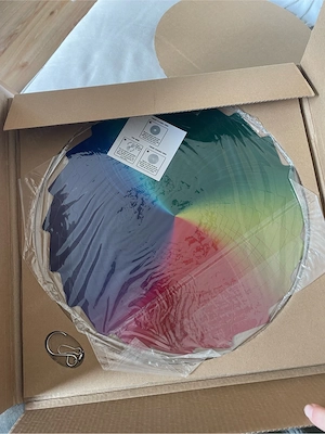 Windspiel bunt Metall