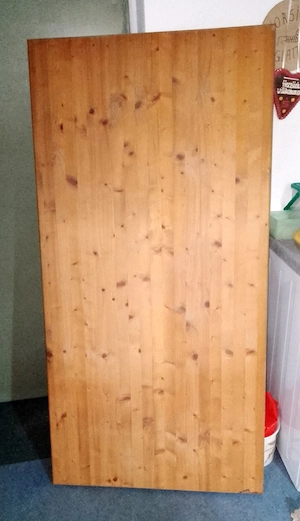 Tischplatte massiv Fichte 160 x 80 cm   Stärke 30 mm