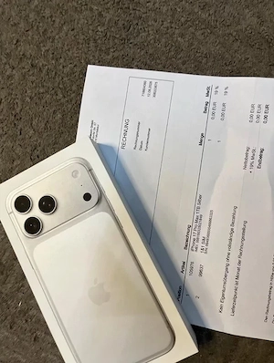 IPHONE 17 PRO MAX 1 TB. Ungeöffnet mit Rechnung