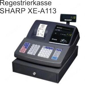 Regestrierkasse Sharp XE-A113