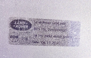 Original Range Rover Sport Laderaumabdeckung