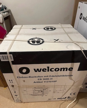 Neues Welcome Einbau-Herdset BackofenEB 360E-H, Kochfeld KMC 360E
