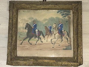 Original Aquarell-   Tuschezeichnung von Oskar Frenzel aus 1885, Berlin, mit Signatur
