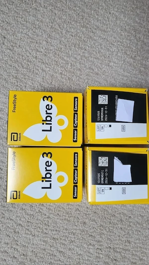 4x Freestyle Libre 3 , Blutzucker Sensor