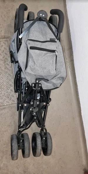 Kinderwagen Buggy grau Bild 3