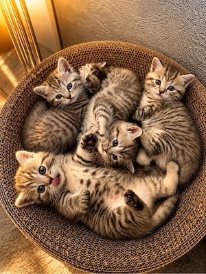 BKH Kitten 1 Kätzchen und 4 Katerchen