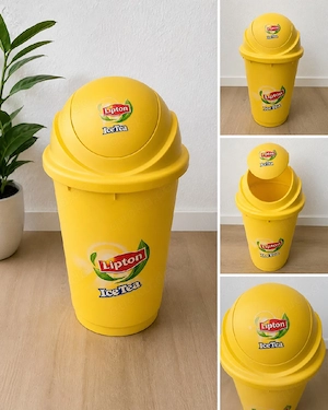 Lipton Ice Tea Mülleimer   Werbetonne 75 cm   NEU unbenutzt