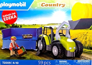 PLAYMOBIL Traktor mit Anhänger Spielset