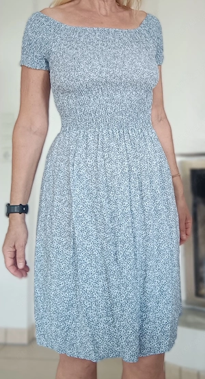 Sommerkleid blau Größe S 