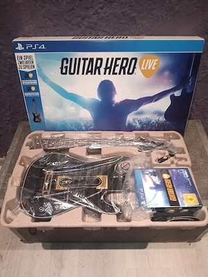 PS 4 Guitar Hero Live Box OVP Top