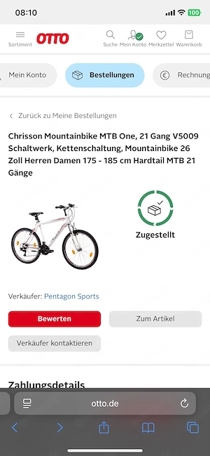 mountainbike weiss 