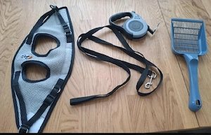 Katzengeschirr Set plus Kehrschaufel