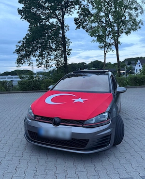 Motorhaubenflagge Türkei - Neu - Elastisch & Universell Passend