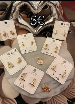 Xuping Schmuck Set NEU   Ringe, Ohrringe & Armbänder vergoldet