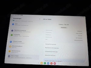 verkaufe hier ein samsung galaxy tab A8