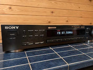 Sony ST S505ES Stereo Tuner AM FM Radial Power Supply Curcuit mit BA RDS EON 1A.