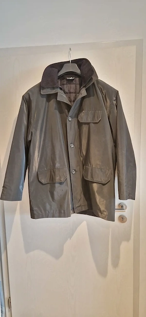 Herren Shell-Wachsjacke Mantel