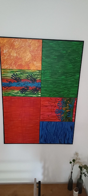 Grosses Leinwandbild, Original 