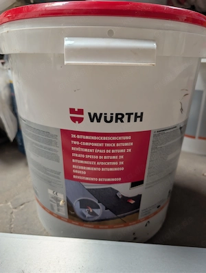 Palette   Großposten: ca. 200x WÜRTH 2K Bitumendickbeschichtung