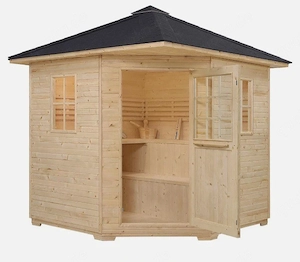 sauna exteriores finlandesa 