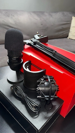 HyperX SoloCast Mikrofon Set mit Arm, Shock Mount & Zubehör Bild 1