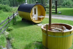 Aussen Sauna mit Montage  Bild 1