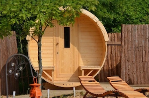 Aussen Sauna mit Montage  Bild 3
