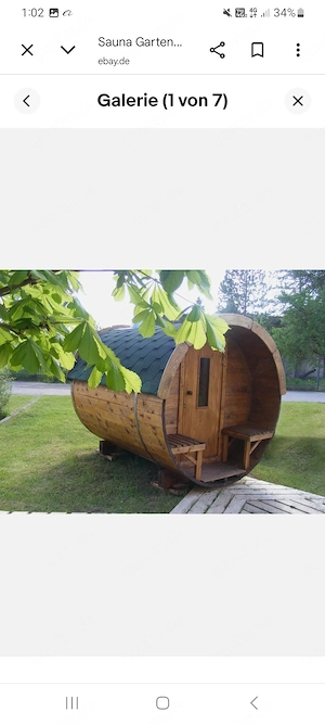 Aussen Sauna mit Montage  Bild 5