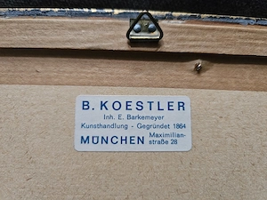 2 x Original Radierung Prof. Paul Geissler BERN & ZÜRICH mit Goldrahmen! TOP Zustand!