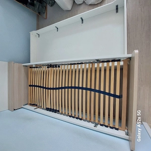 Bett 205x71x96 mit Auzügen für  2 Liegefläche und Schubkästen Bild 8