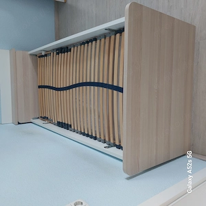 Bett 205x71x96 mit Auzügen für  2 Liegefläche und Schubkästen Bild 4