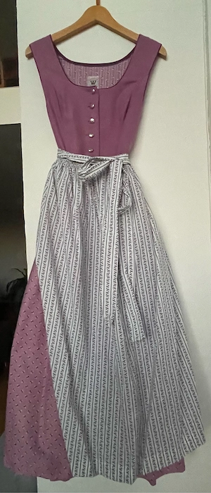Dirndl aus Leinen, Gr 42, nwt.