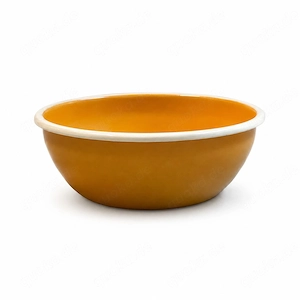Emaille-Napf von Lilli s   Amber Naturweiß