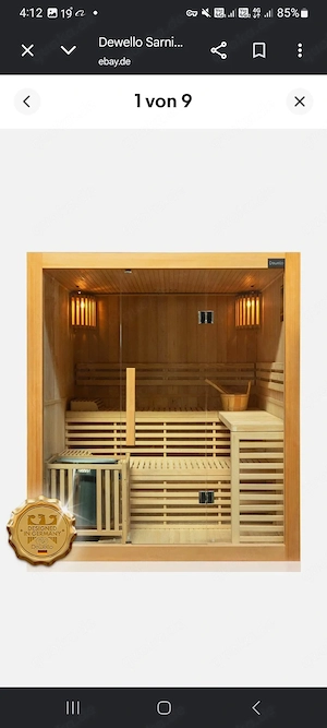 Sauna Finlandesa mit Montage 