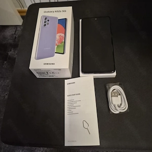 Samsung Galaxy Smartphone A52s 5G mit Panzerglas