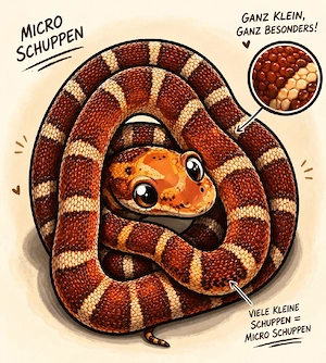 Kornnatter 3.0 Microscaleless het Amel 50% Palmetto, Caramel, 25% Stripe or Motley, Anery