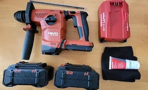 Hilti TE 6-A22 Akku-Bohrhammer + 2 Akkus + Ladegerät