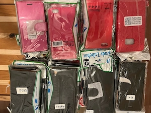 Handyhülle Klapphülle mit Kartenfach   große Auswahl   5,50   inkl. Versand